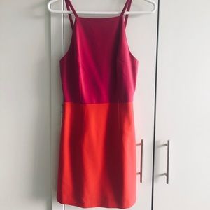 Two tone cocktail dress
